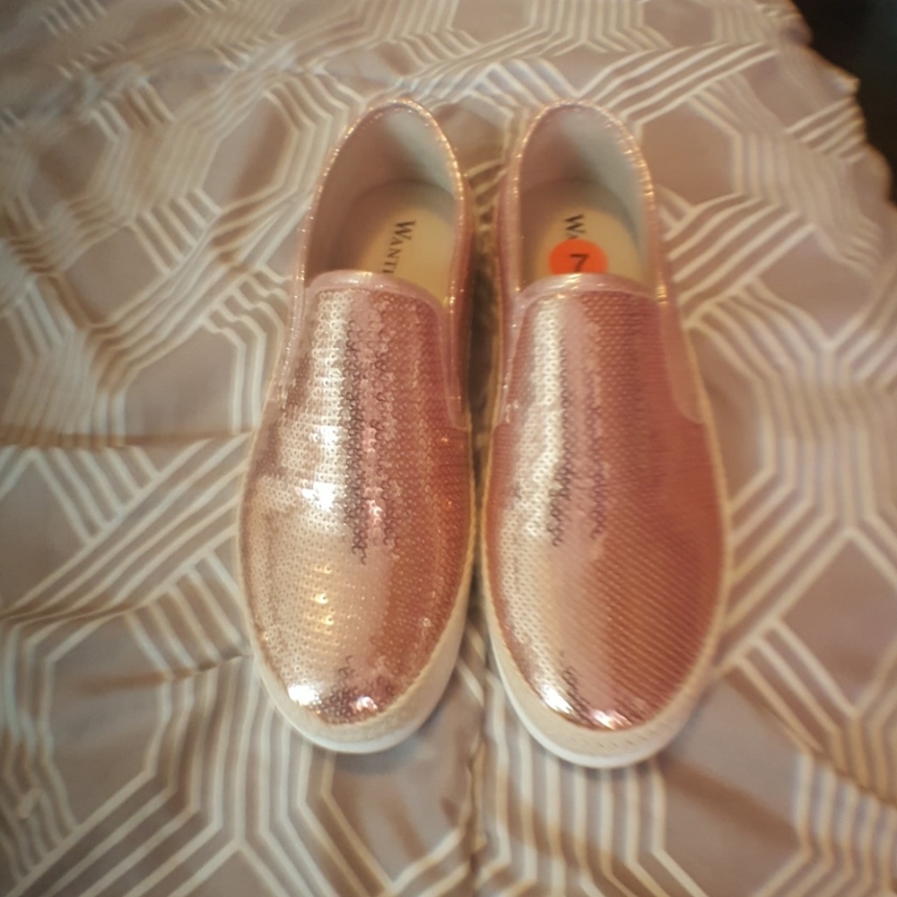 Sequin shoes